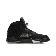 Nike Jordan Air Jordan 5 "PSG" OG, No. 75 Embroidered Paris Saint-Germain High-Top Retro Basketball Shoes, Men's, Coal Black - AV9175-001 - 查看 2