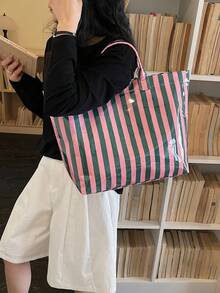 2026 New Fashion Large Capacity Shoulder Bag For Women, Stylish Tote Bag For Shopping And Casual Use - Green - View 5