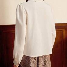 Women Blouses & Shirts - 白色的 - 查看 7