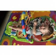 Newborn Baby Essentials Baby Musical Play Gym Mat, Toddler Bed Crib Musical Activity Mat & Hanging Toys, Gym Mat For Newborn Infant Early Development - Grey - View 12