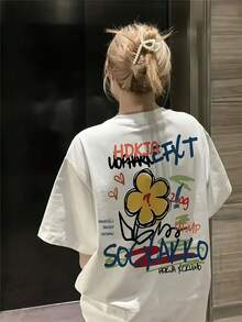 Women's T-Shirt For Spring And Summer - White - View 9