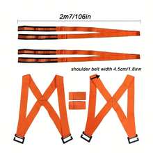 Heavy Duty Nylon Lifting Sling Kit - Multipurpose Portable Carrier For Moving And Transporting Tools, Home Storage And Organizing Essentials - A - View 4