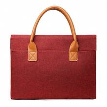 Borsa per laptop alla moda da 15,6 pollici, borsa per laptop leggera e semplice, borsa da lavoro per uomo - Grande verde - Visualizzare 6