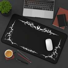 Hollow Knight Silksong Cyber Sigil Desk Mat, Gaming Mouse Pad, Gaming Mouse Pad - XXL Cloth - Peak Trekking And Stability Full Desk Coverage - PC Accessories, - Hollow Knight: Silksong - View 12