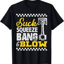 Suck Squeeze Bang _ Blow Car Lovers T Shirt - 款式 - 查看 1