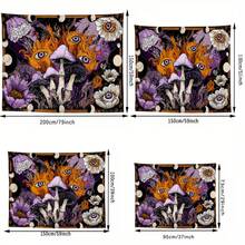 Purple Mushroom Tapestry, Hippie Style Wall Hanging Tapestry, Cute And Decorative Wall Tapestry For Bedroom, Dorm, Living Room - 1PC - View 6