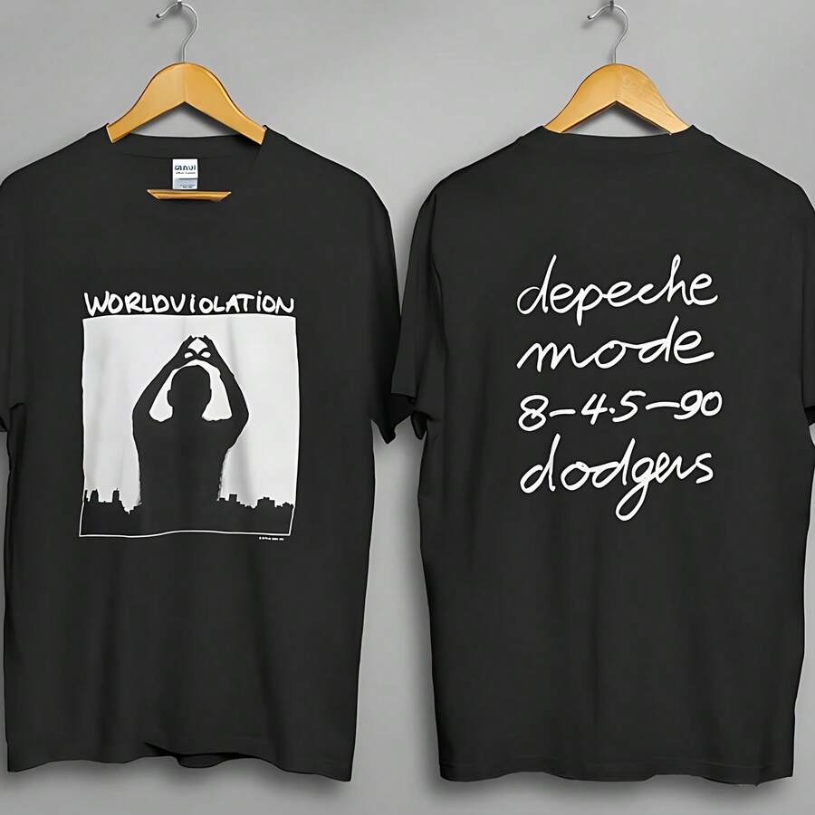 Depeche ModeAAA Concert Tour T-Shirt - Black - View 1