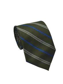 1 pieza Corbata de sarga texturizada vintage, esencial para el trabajo y el transporte diario de los hombres - Multicolor - Ver 4
