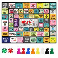 Adult Drinking Board Game, Fun Interactive Party Drinking Game, Suitable For Game Night, Birthday Party, Family Gathering Or Any Occasion, 21+ Years Old, 2-8 Players - Multicolor - View 5