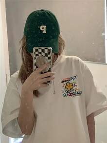 Women's T-Shirt For Spring And Summer - White - View 3