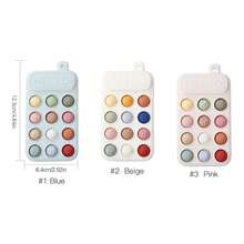 Baby Silicone Phone Teether, Dopamine Colorful Series, Multiple Colors To Attract Baby's Attention, Chewable, Relieve Teething Discomfort, Multi-Functional Press And Stress Relief Toy - Multicolor - View 8