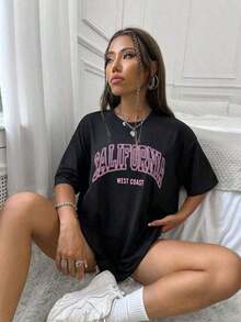 Women T-Shirts - Black - View 4