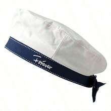 White Sailor Hat Stylish White Beret Cap With Bow-Knot Lolita JK Uniform Costume Accessory,White - 白色 - 查看 7