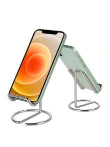 1 Adjustable Telephone Stand, Portable Telephone Stand, Dual-Purpose Metal Card Holder And Desktop Telephone Stand Suitable For Living Room, Bedroom And Study, Iron Alloy Telephone Stand, Telephone Accessories, Mobile Phone Accessories - Multicolor - View 16