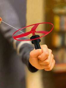 1/3/5pcs Random Color Plastic Streamer Flying Disc, Outdoor Toy, Launcher, Christmas/Valentine's Day/Mother's Day/Father's Day/Eid/Spring Festival/April/Back To School/Party Favor, Stress Relief, Indoor/Outdoor Use (Random Color) - Multicolor - View 6
