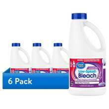 Whitens, Brightens And Deodorizes Laundry Low‑Splash, Easy‑Pour Concentrated Bleach , Great Value Low Splash Bleach, Lavender Scent - 43 液盎司 - 查看 1