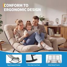 Hammock Chairs - 2 Seater White - View 6
