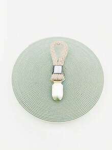 1pc Metal Towel Hook With Cotton Hanging Ring, Multi-Purpose Fabric Hook For Home, Kitchen, Bathroom - Multicolor - View 12