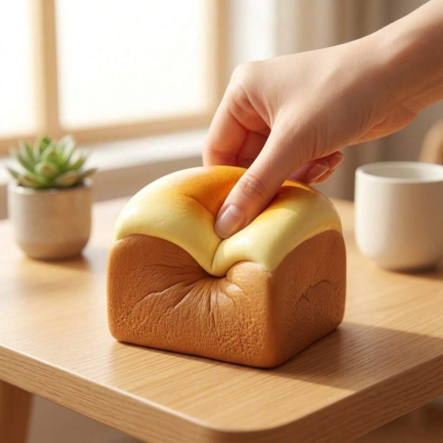 Extra Soft Large Bread Shaped Realistic Slow Rising Soft Toy - Cheese Scented, Moist Soft Texture, Adult Stress Relief And Emotion Venting Relaxation Toy - Multicolor - View 1