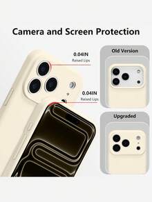 Ốp lưng điện thoại TPU silicon lỏng siêu mềm, bảo vệ toàn thân khỏi trầy xước, phù hợp với tất cả các dòng máy Apple, ốp lưng màu trắng cổ điển chống rơi, chống trượt và chống trầy xước | Được thiết kế đặc biệt tương thích với Apple 17 Pro Max | Tương thích với các dòng máy Apple 17/16/15/14/13/12/11, S20-S25, Note 14/13/12, A56 5G - trắng - Xem 10