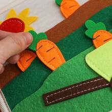 Bee Cloth Book - Embedded With Rich Patterns & Interesting Shapes, Baby Soothing Supplies, Helpful For Baby's Cognitive Development, Tear-Resistant Felt Book, 3D Toy Early Education Cloth Book For Babies - Multicolor - View 6