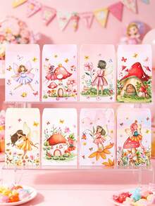 Bộ 27 nhãn dán phong bì chủ đề cổ tích, trang trí tiệc sinh nhật chủ đề cổ tích, túi quà tặng hình nấm cổ tích vẽ màu nước, túi đựng kẹo hình khu rừng thần tiên, trang trí vườn cổ tích, túi quà tặng dễ thương, trang trí tiệc sinh nhật lần thứ nhất, đồ dùng cho tiệc tiết lộ giới tính em bé, túi đựng kẹo giấy sinh nhật công chúa, tiệc mừng em bé, đám cưới, tiệc cô dâu, phần thưởng trong lớp học. - Nàng tiên hoa - Xem 3