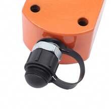 YUNRUX 20T 41cc 1.02" Multi-Stage Hydraulic Cylinder Low Profile Flat Lifter FRY-20 - Orange - View 3
