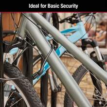 FCV 1Pack Lock Bike Lock Cable With Combination 4ft Black Bicycle Lock With Vinyl Coating - Black - View 5