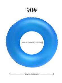1pc Creative Design Matte Swim Ring, Summer Swimming Pool & Beach Floating Accessory, Party Use, Perfect Summer Gift, Swimming Pool Floating Lounger, Fun & Relaxation For Adult Vacation - Multicolor - View 10