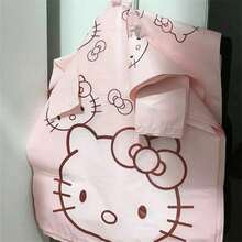Hello Kitty 外觀設計 25/50/PET 多功能垃圾袋，提供大、中、小三種尺寸，適用於客廳、臥室、浴室和廚房，也可作為禮品袋或收納袋使用 - 查看 10