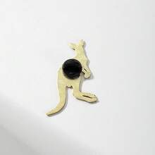Kangaroo Enamel Brooch Pins Fashion Decorative Brooches Ornaments Lapel Bag Badges Jewelry Gifts - Burnt Orange - View 8