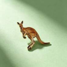 Kangaroo Enamel Brooch Pins Fashion Decorative Brooches Ornaments Lapel Bag Badges Jewelry Gifts - Burnt Orange - View 4