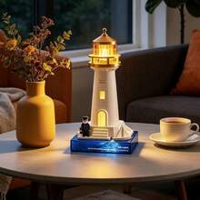 Lámpara de Luna Proyector Luz Nocturna con Control Remoto, Luz Decorativa de Atmósfera de Faro, Lámpara de Luna Proyector de Galaxia Recargable por USB, Regalo de Navidad y Cumpleaños, Regalo Perfecto - 5 diapositivas - Ver 7