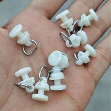 100/200pcs Nano Roller Slide Rails, Silent Curtain Track Pulleys, Heavy-Duty Plastic Slide Rail Hooks, Universal Ceiling Installation Hardware Accessories Suitable For Straight And Curved Tracks (Curtains, Doors, Shower Rooms, Cars) - Track Nano Pulley - View 6