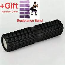 Pink Textured Foam Roller For Deep Tissue Massage, Lightweight & Durable Yoga Column, Waterproof Muscle Recovery Roller For Fitness, Yoga, Running & Gym Workouts - Multicolor - View 8