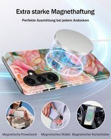 Galaxy S2 Handyhülle, schlanke Silikon-Hartschale, Y2K-College-Stil mit Blumenmuster, stoßfest, für Frauen, Marmortextur mit geprägtem Blumenmuster. - Weiß 3 - Übersicht 3
