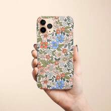 [24h Shipping From DE] Apple 17pro Max Liberty Print Blue White Cute Daisy Flower Floral Personalized Gift Customize Phone Case  13 Pro Max 12 Mini 11 X XR XS  S22 23 24 25 26 - 圖片色1pcs - 查看 4