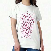 Classic Colombia World Cup 2026 Football Shirt - Unisex Vintage Urban Style, Cotton, Short Sleeve, Round Neck, Women's T-Shirts. Blouses. Casual Blouses For Ladies. - 白色 3 - 查看 7