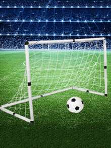 1 plasă de fotbal, plasă de fotbal pentru antrenament sportiv pentru adulți, plasă de fotbal pentru antrenament sportiv în aer liber (Notă: Este inclusă doar plasa de fotbal, poarta de fotbal nu este inclusă) - Multicolor - Vizualizare 2