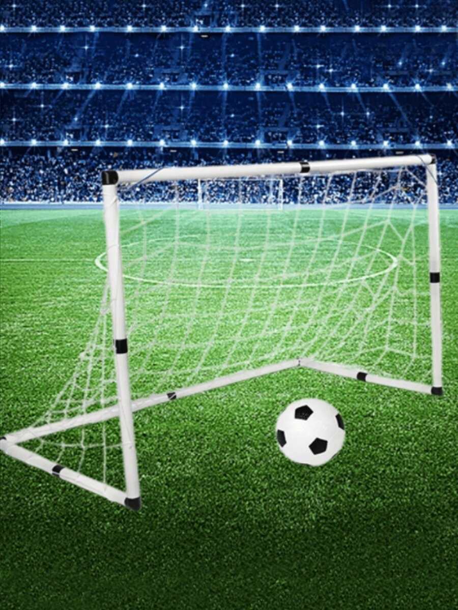 1pc Football Goal Net, Adult Sports Training Soccer Net, Outdoor Sports Training Football Net (Note: Only The Football Net Is Included, The Football Goal Is Not Included) - Multicolor - View 1