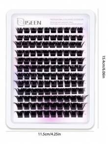 120pcs, D Curl, 300D Eyelash Clusters, Curled Cluster Lashes For Extension, Dramatic Lashes, Lash Clusters, Suitable For Beginners, Creates Full, Curled, Alluring Lashes, Convenient For Home Use - D - View 3