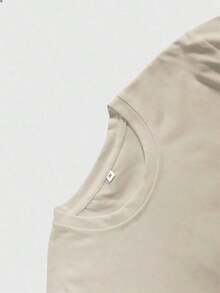 INFLATION Camiseta de Manga Corta para Hombre con Estampado de Dibujos Animados, Casual y Versátil para Uso Diario - Albaricoque - Ver 3