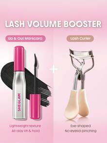 SHEGLAM 【2 Pcs】Lashlighter Up & Out 睫毛膏&睫毛夾組合 品牌 美容 化妝 化妝品 適合女性與女孩 完美搭配夏季春季 Y2K 時尚 流行 生日 母親節禮物 假期 派對準備就緒 最佳顏色 - 黑色 - 查看 2