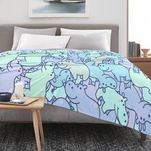 Weiche Decke Flauschige Wolldecke Gemütliche Kuscheldecke Warm und Bequem für Schlafzimmer und Sofa Wohnaccessoires Winter Essenziell - Verschiedenfarbig - Übersicht 4