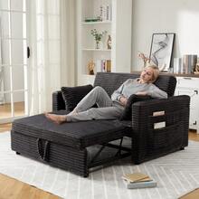 Sofa Bed Set - Dark Grey - View 1