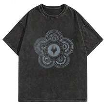 Retro 100% Cotton T-Shirt For Men And Mature Women, Harajuku Style, Short Sleeve, With The Phrase 'I Am Fernando Alonso' - 黑色 7 - 查看 1