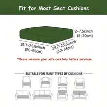 1pc/2pcs/6pcs/8pcs Set Floral & Plant Digital Print Outdoor Sofa Cover (Sofa Cover Only, Sofa Not Included), Protect Sofa Furniture, Home Decor, Machine Washable Patio Cushion Cover With Elastic Hem, Outdoor Sofa Seat Cushion Cover, Patio Furniture Cover, Living Room Furniture Protector, Suitable For Garden, Park, Indoor & Outdoor Sofa Cushion, Sectional Sofa And Armchair - B - View 3