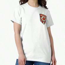 Classic Colombia World Cup 2026 Football Shirt - Unisex Vintage Urban Style, Cotton, Short Sleeve, Round Neck, Women's T-Shirts. Blouses. Casual Blouses For Ladies. - 白色 - 查看 7