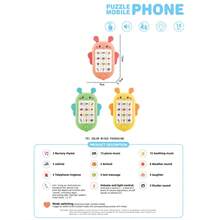 Juguete de teléfono móvil interactivo para bebé con diseño de abeja de dibujos animados One Piece, multifunción, con música y efectos de sonido, juguete divertido de aprendizaje (Batería no incluida) - Multicolor - Ver 5