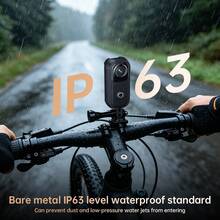 4K Mini Thumb Wearable Action Camera 16MP Wide Angle POV Pocket Camera With Magnetic Lanyard Hands-Free Panoramic Shooting Waterproof Shockproof Vlog Camera Suitable For Bicycle Motorcycle Helmet Mount - View 5